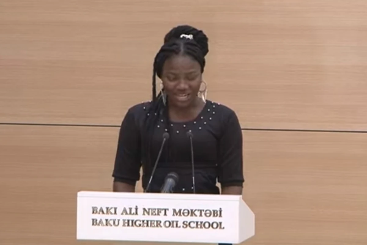 Nigeriyalı tələbə Azərbaycan dilini 5 günə öyrəndi - Video