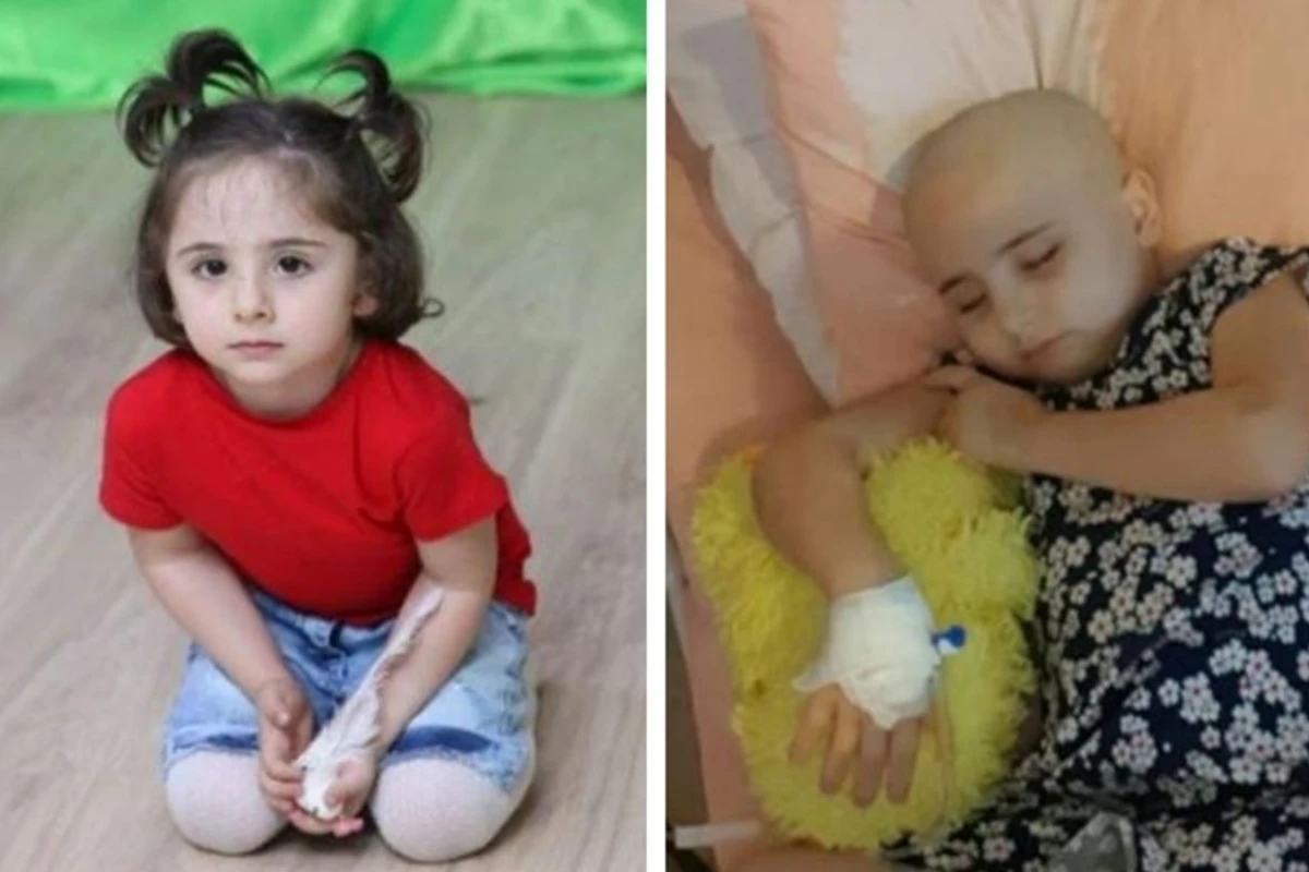 Azərbaycanda xəstə uşaq üçün yığılan pullar oğurlandı - FOTO