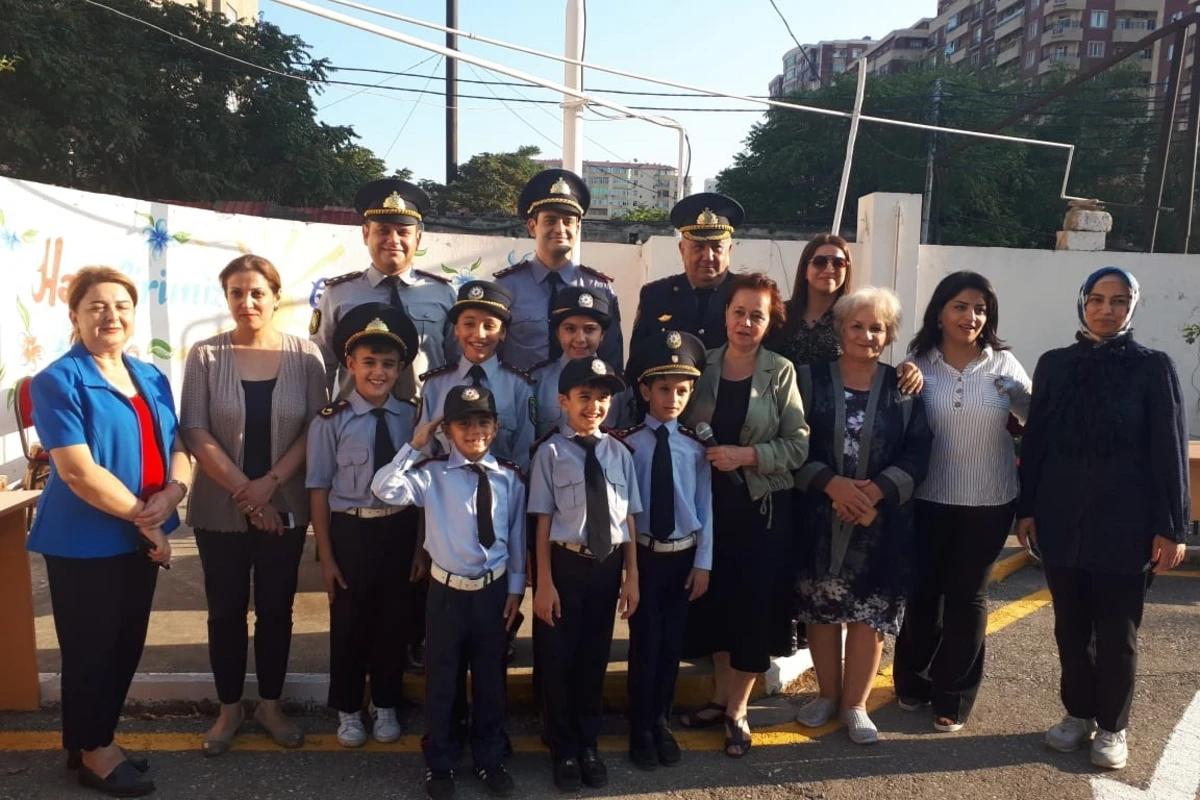 Yol polisi uşaqlar üçün yarış təşkil edib - FOTO