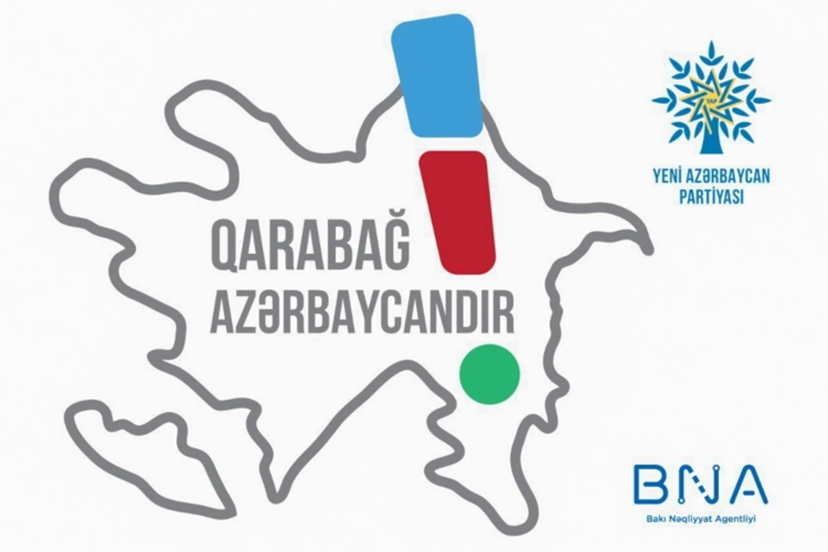 Prezidentin “Qarabağ Azərbaycandır!” mesajı elektron məlumat tablolarında - FOTO