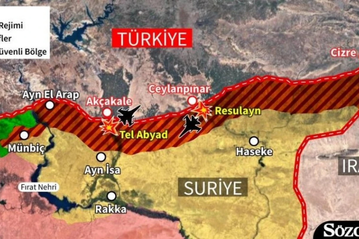 Türkiyə Suriyada 11 kəndi terrorçulardan azad edib Türkiyə Suriyada 11 kəndi terrorçulardan azad edib