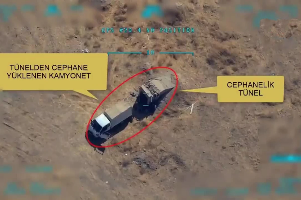 Türkiyə ordusu terrorçulara ağır zərbə vurdu - dəhşətli görüntülər - VİDEO