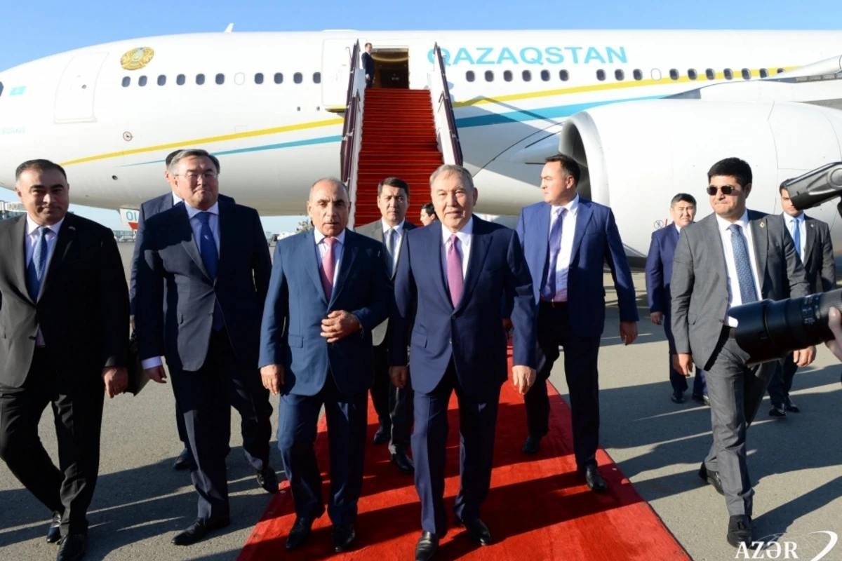 Nazarbayev Bakıya gəldi Nazarbayev Bakıya gəldi