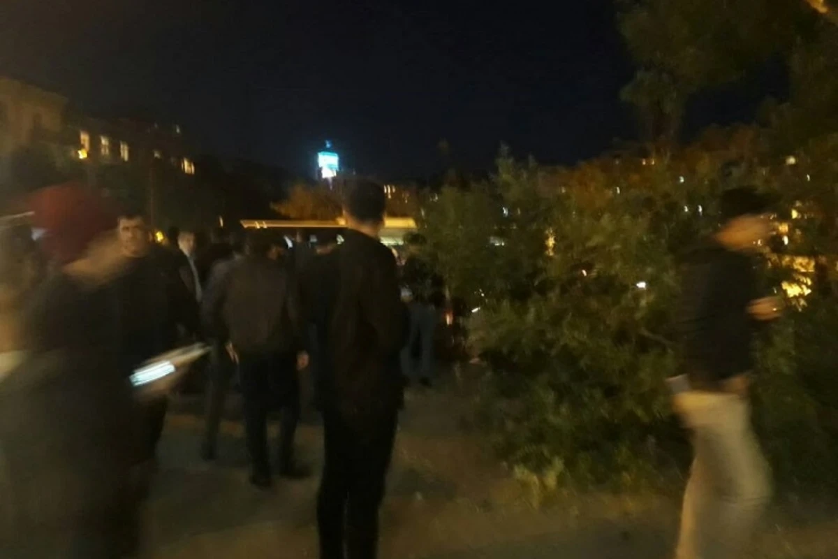 В Баку сломавшиеся ветки дерева упали сразу на трех женщин - ФОТО