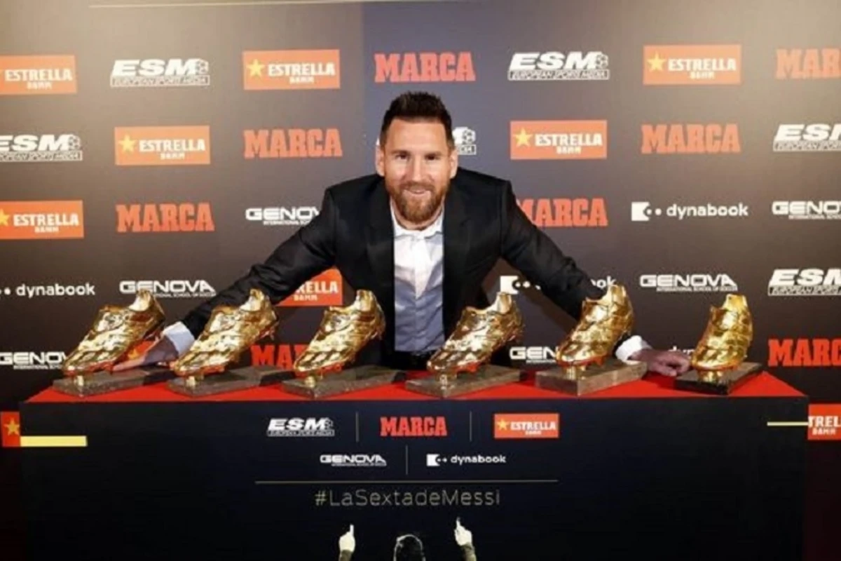 Messi altıncı dəfə “Qızıl buts” aldı Messi altıncı dəfə “Qızıl buts” aldı