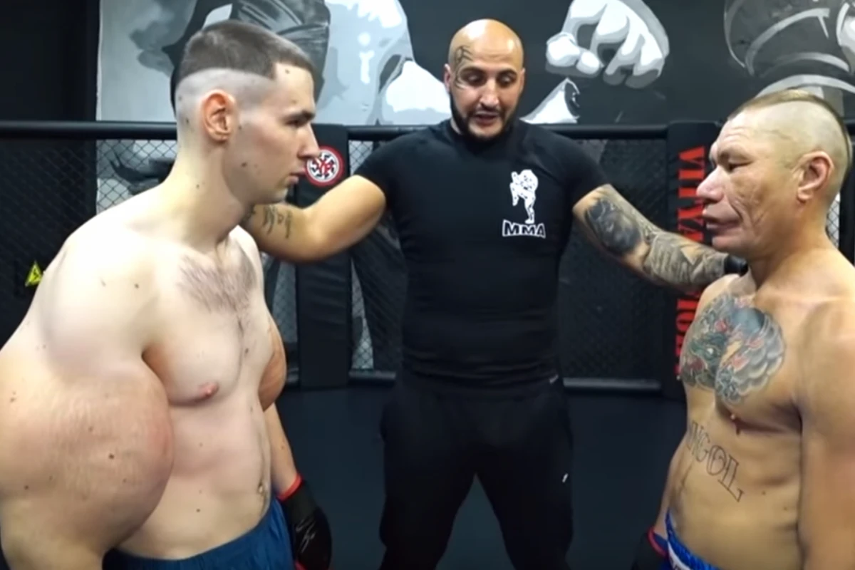 MMA-da əsrin döyüşü: Yekə qolla Monqol döyüşə çıxdı - VİDEO