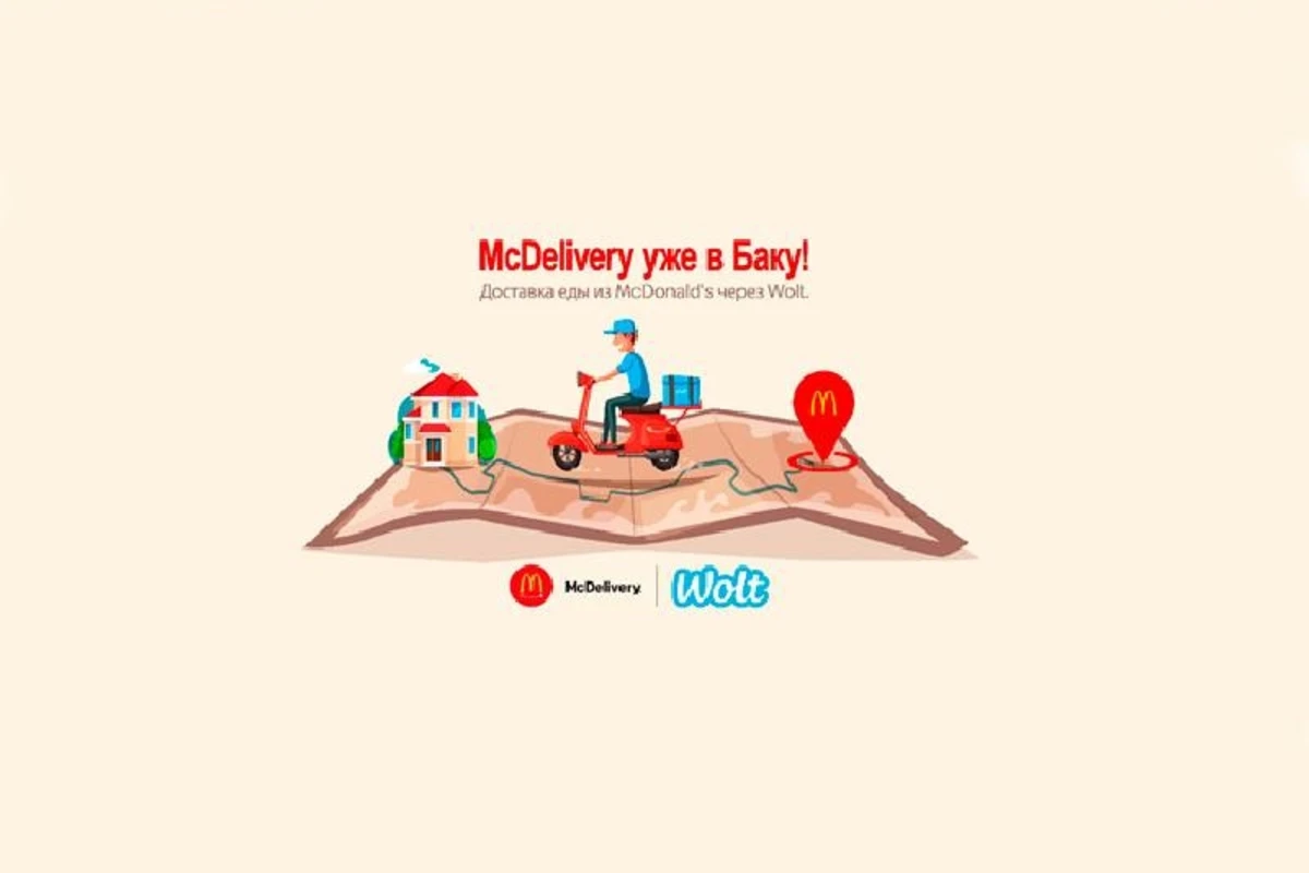 McDelivery уже в Баку! McDonald’s начал сотрудничество с Wolt в Азербайджане