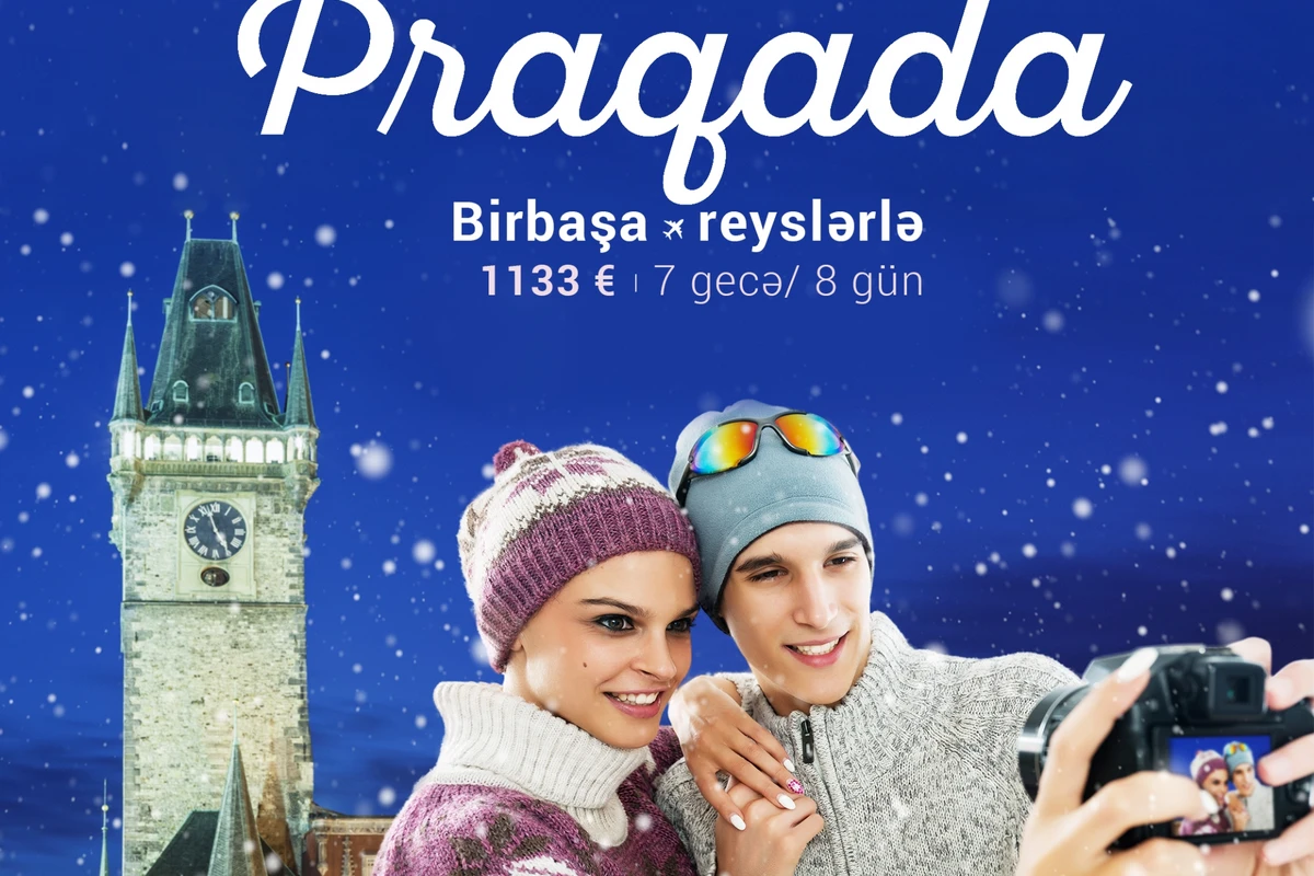 Новогоднее предложение от Silk Way Travel и PASHA Holidays! Прямой рейс из Баку в Прагу Новогоднее предложение от Silk Way Travel и PASHA Holidays! Прямой рейс из Баку в Прагу