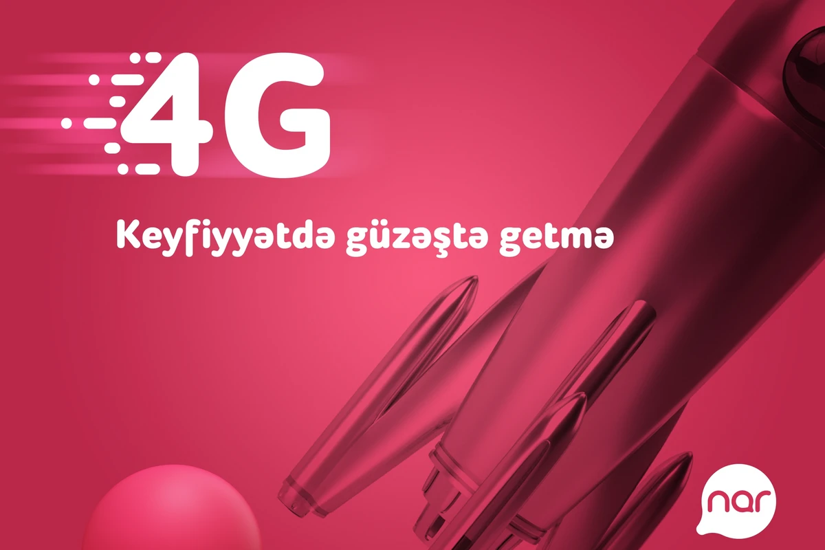 “Nar” 4G istifadəçilərinin sayı il ərzində 85% artıb