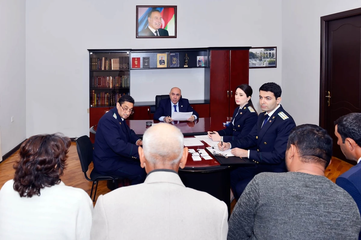 Baş prokuror Siyəzəndə vətəndaş qəbulu keçirib