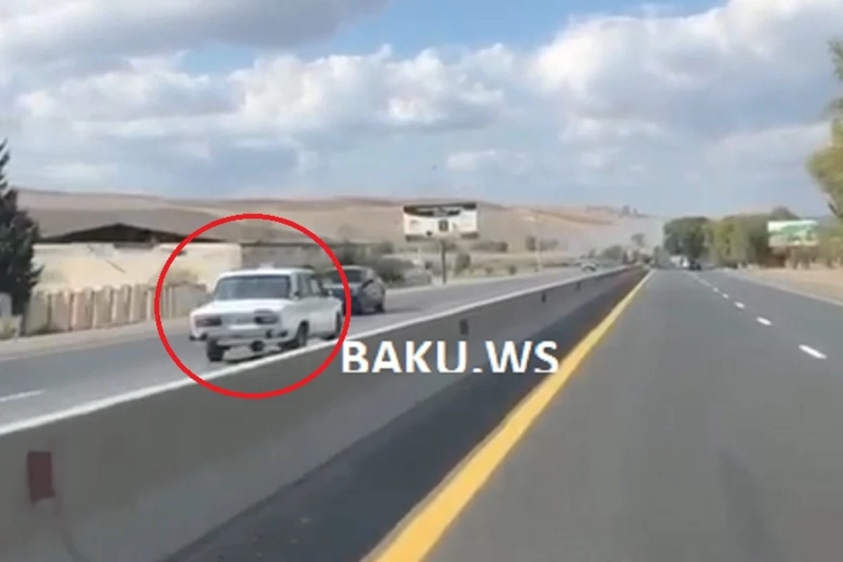 “Jiquli” sürücüsü yolda ölüm saçdı - VİDEO