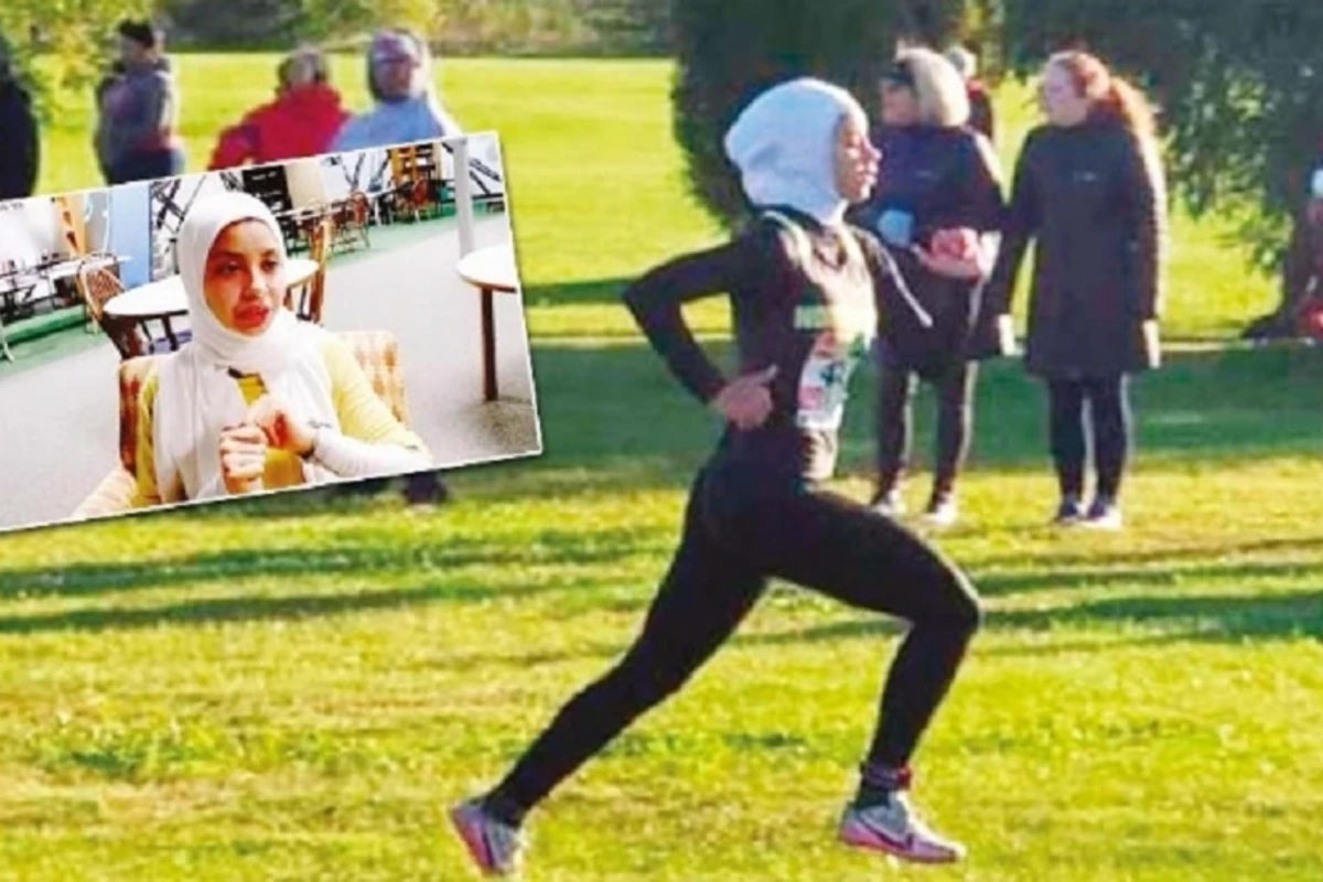 ABŞ-da müsəlman atlet rekord qırdı, hicaba görə nəticəsi ləğv edildi - FOTO