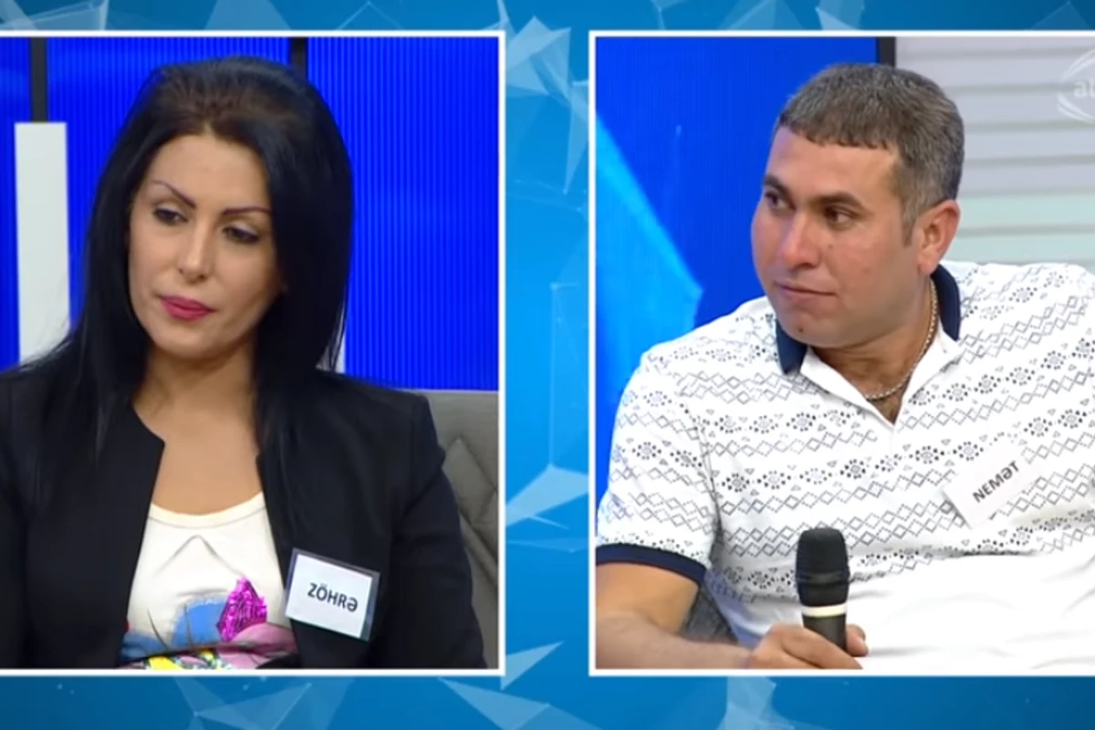 Şantaj edilən gənc qadın şantaj edən kişi ilə efirdə üz-üzə gəldi - VİDEO