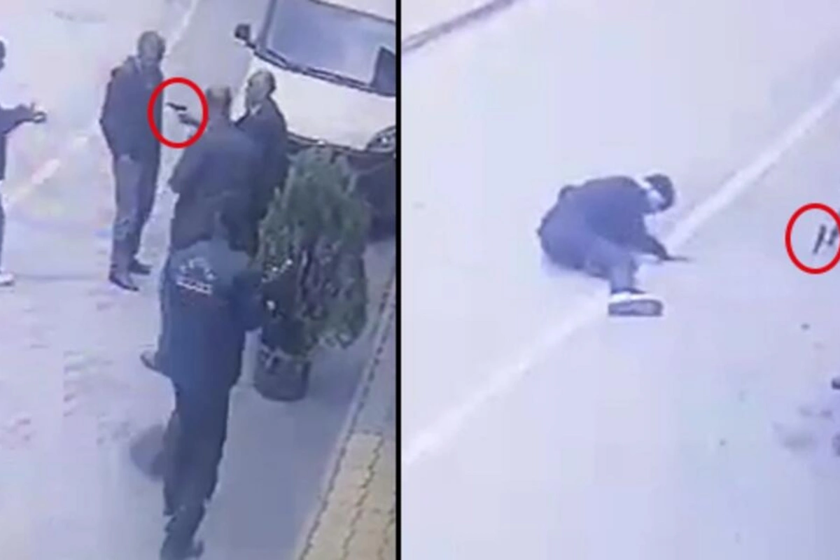 Türkiyədə qan davası: Qohumunu hamının gözü qarşısında öldürdü - VİDEO