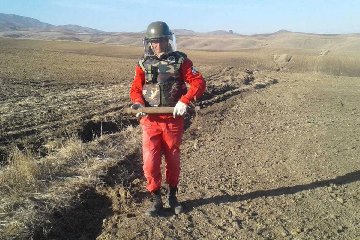 Qazaxda raket tapılıb - FOTO