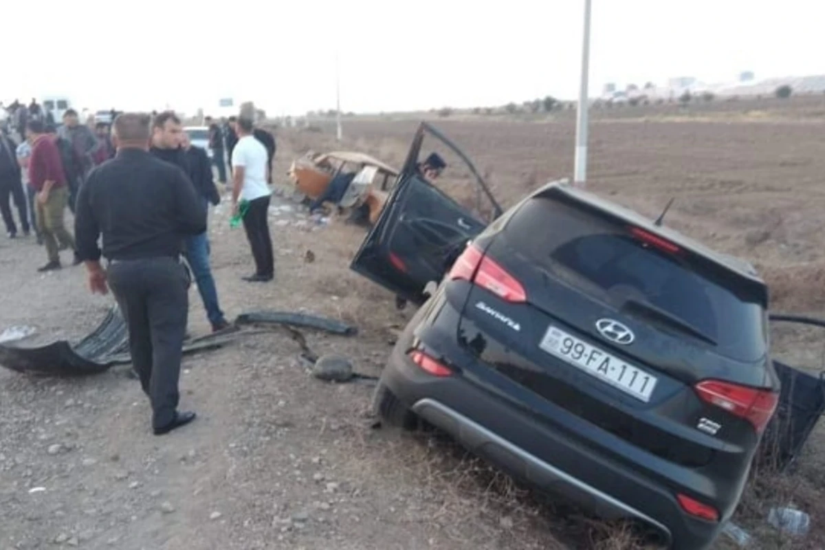 Azərbaycanda ağır yol qəzası: 5 nəfər xəsarət aldı - FOTO - YENİLƏNİB