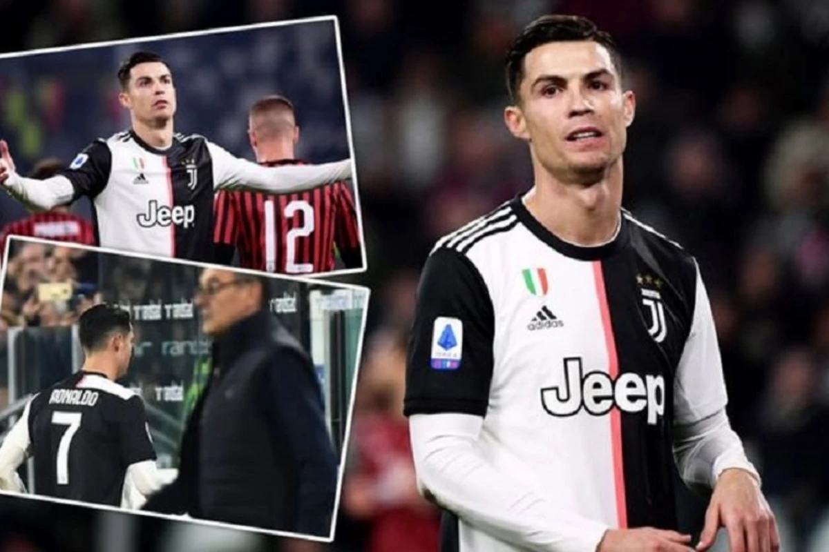 Ronaldo əvəzləndi, baş məşqçiyə belə etiraz etdi - VİDEO
