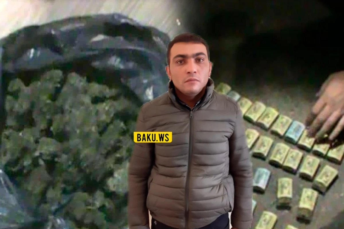 Azərbaycanda narkobaron saxlanıldı - FOTO