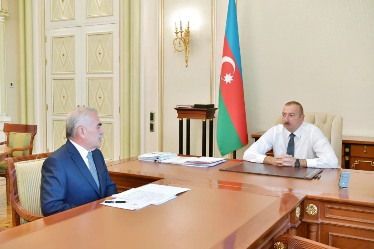 Президент Ильхам Алиев принял Васифа Талыбова