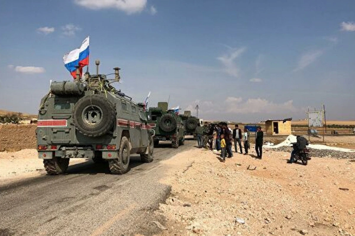 В Сирии подожгли российский патруль  - ВИДЕО