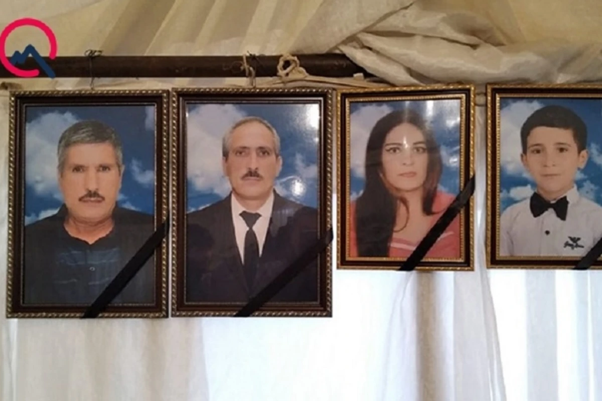 Qaladakı dəhşətli qəzada ölən qohumlar dəfn edildi - VİDEO