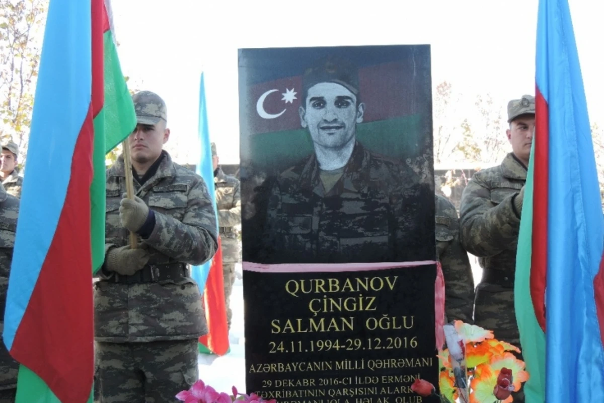 Milli Qəhrəman Çingiz Qurbanovun xatirəsi anılıb - FOTO