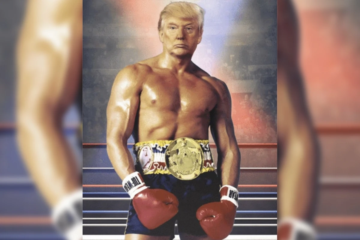 Трамп выложил фото в образе легендарного Рокки