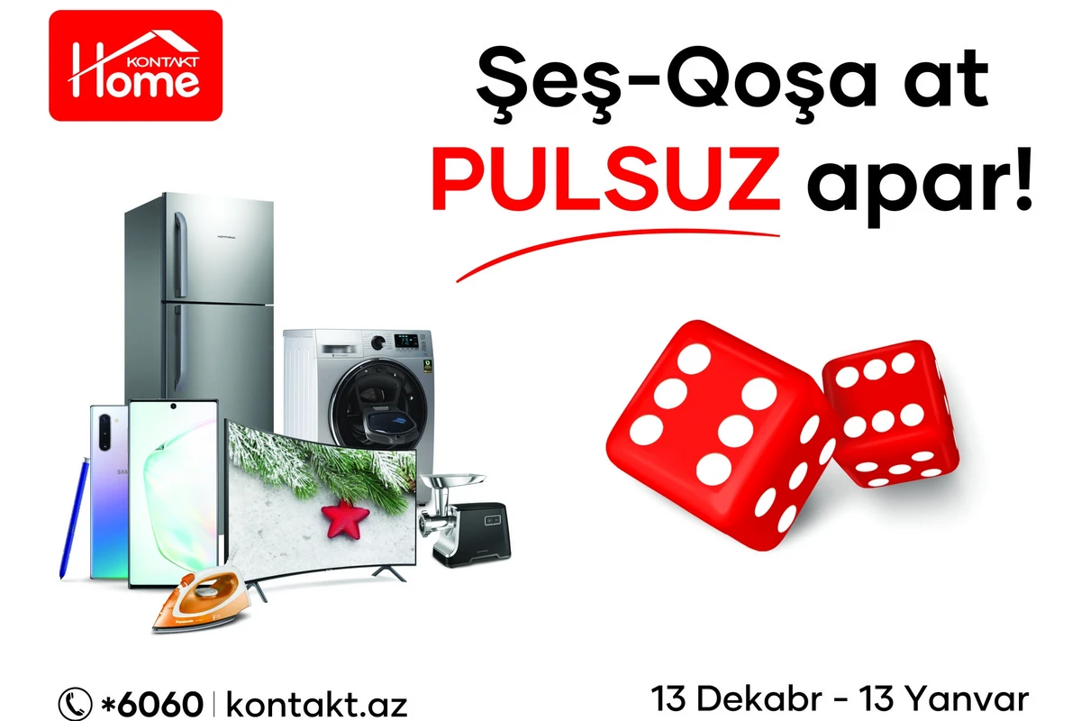 Şeş-qoşa atıb, aldığınız məhsulu pulsuz aparın Şeş-qoşa atıb, aldığınız məhsulu pulsuz aparın