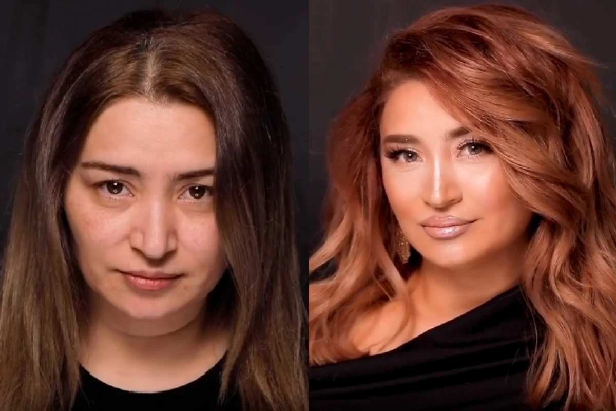 Gözəl qadından rənglənmiş trans düzəltmisiz - Fədayə Laçın tanınmaz oldu - VİDEO