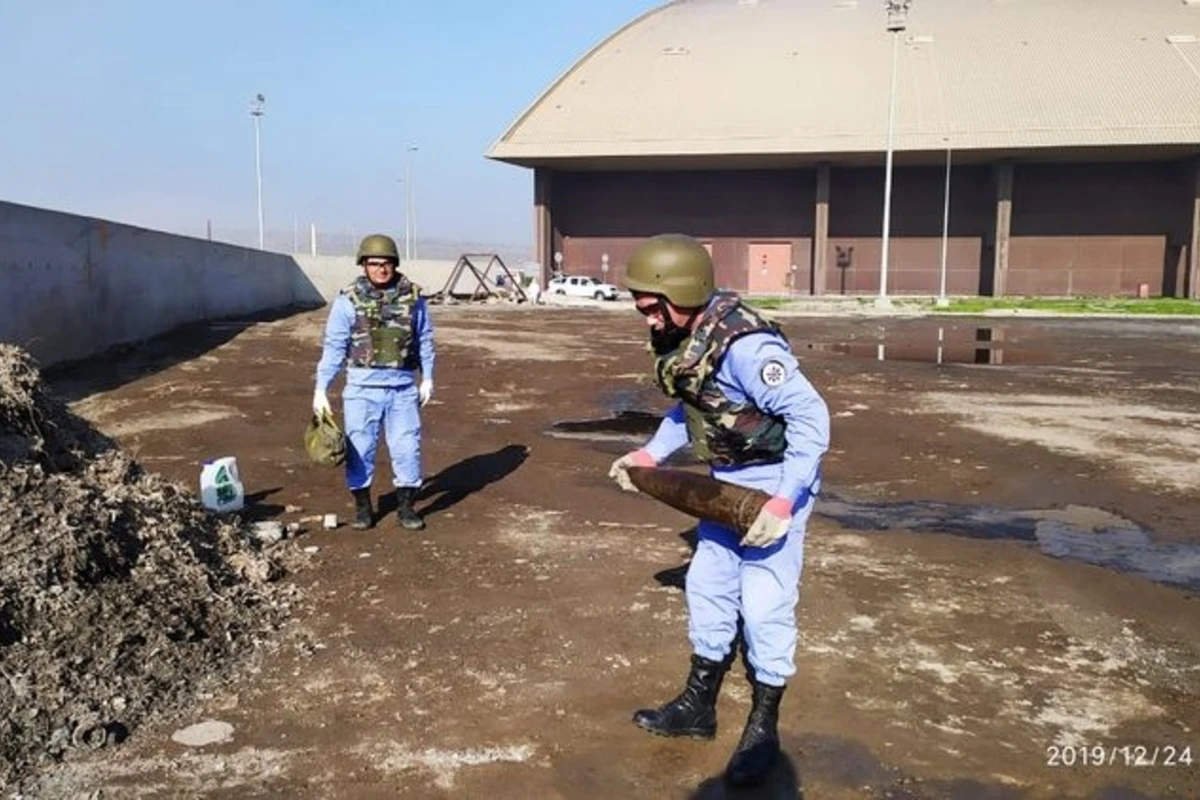 Bakıda top mərmisi tapılıb - FOTO
