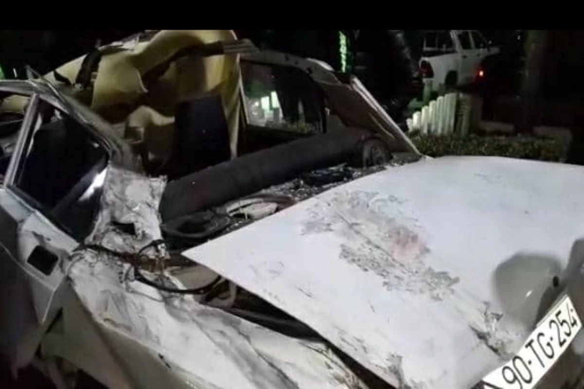 Ağstafada “Mercedes” 4 avtomobilə çırpıldı - 10-dan çox yaralı var - FOTO
