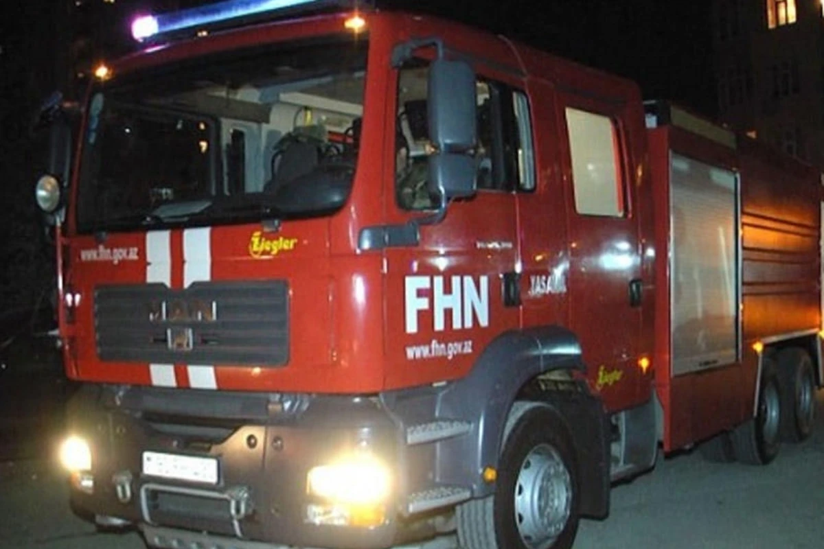 Yasamalda ev yanır