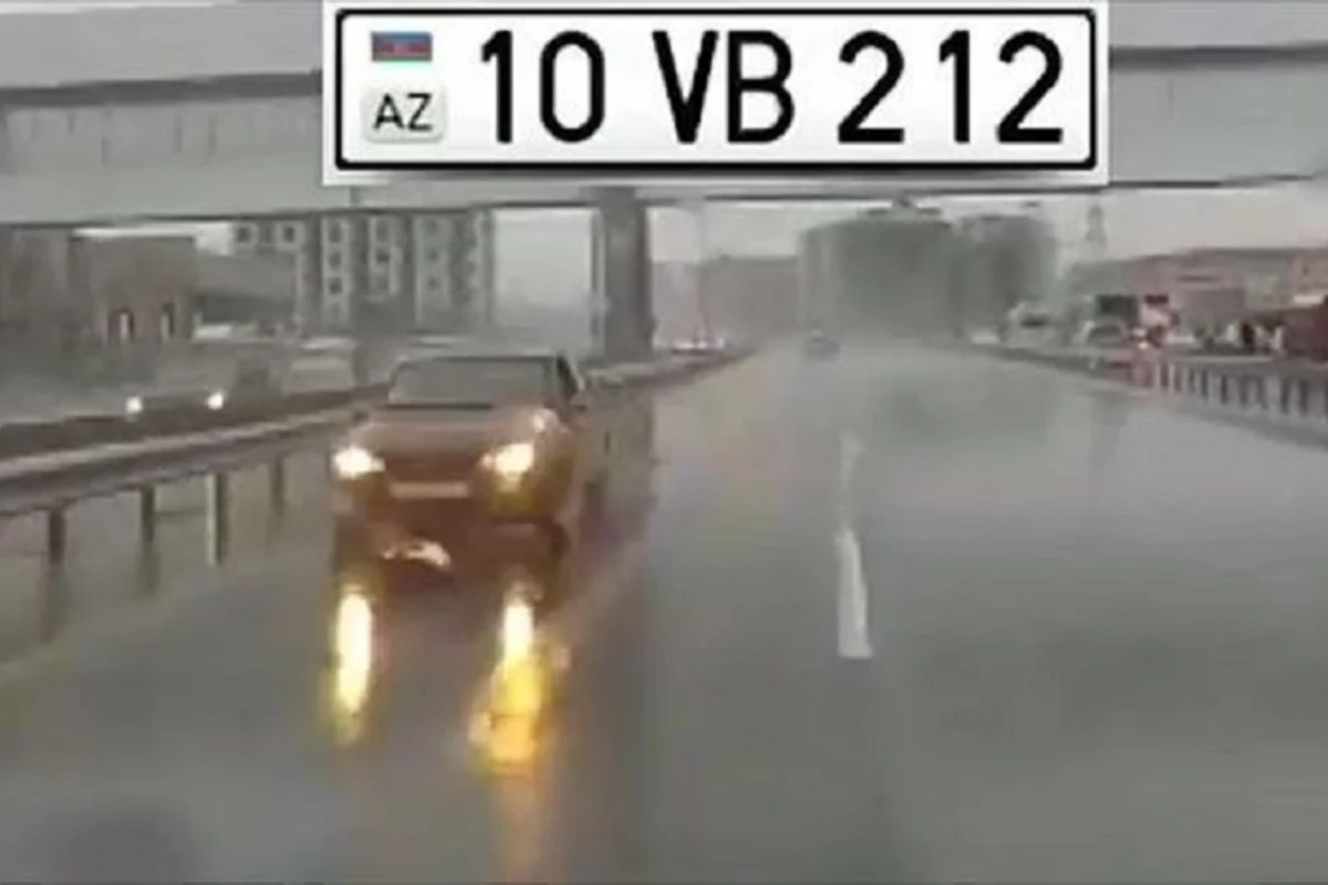 Водитель-камикадзе на дороге Баку-Сумгайыт задержан - ВИДЕО