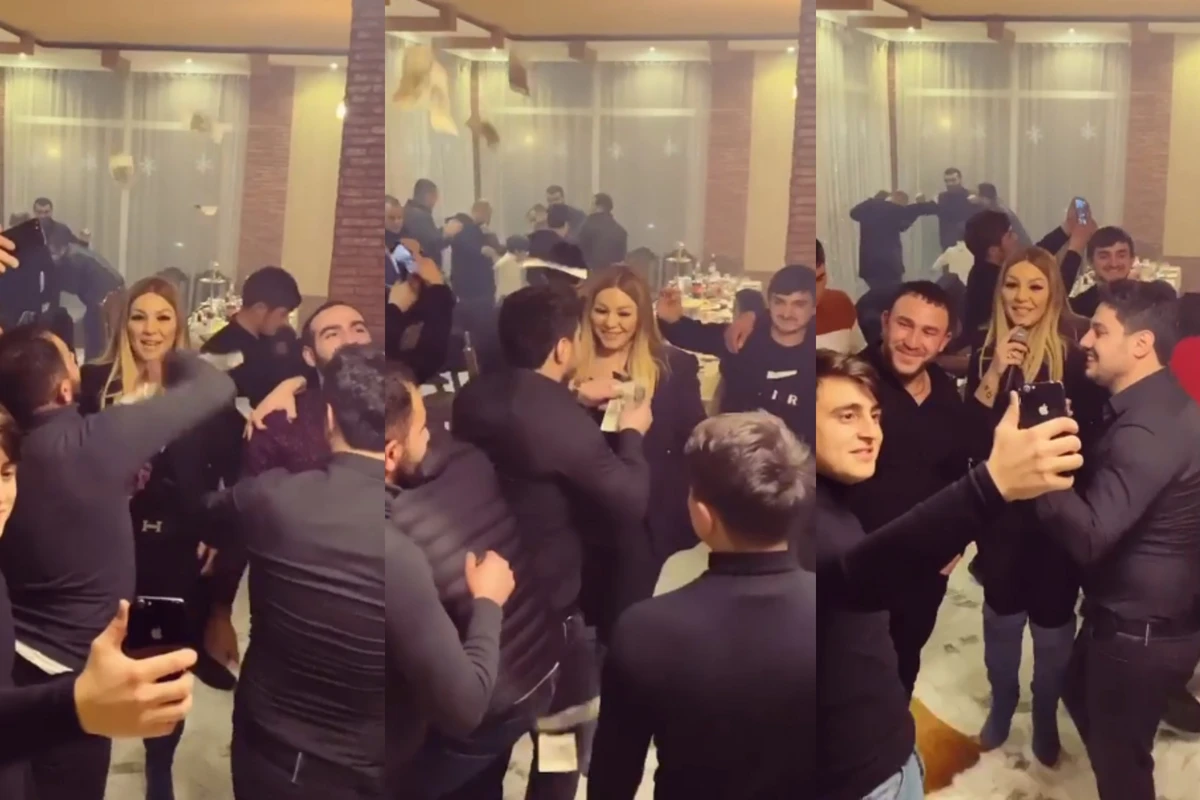 Azərbaycanlı müğənni kişi məclisində oxudu, başına tökülən pullar süpürgə ilə yığıldı - VİDEO Azərbaycanlı müğənni kişi məclisində oxudu, başına tökülən pullar süpürgə ilə yığıldı - VİDEO
