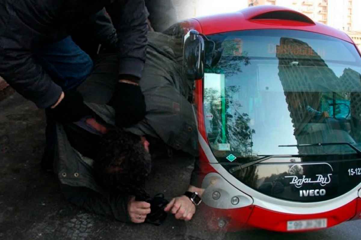 Sərnişin “BakuBus”ın sürücüsünü döydü