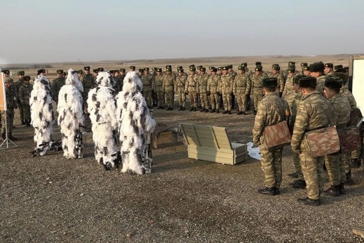Naxçıvan Qarnizonu qoşunlarında toplantılar davam edir - FOTO