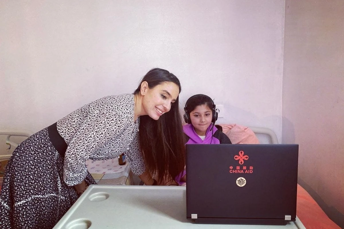 Leyla Əliyevanın xüsusi qayğıya ehtiyacı olan uşaqlar üçün distant təhsil layihəsi - FOTO