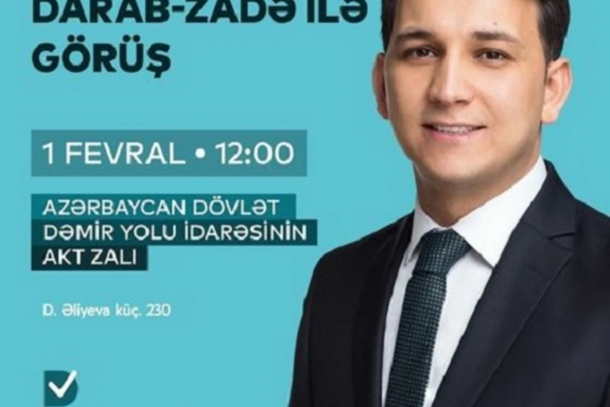 Zaur Darabzadə gənclərlə görüş keçirəcək - VİDEO