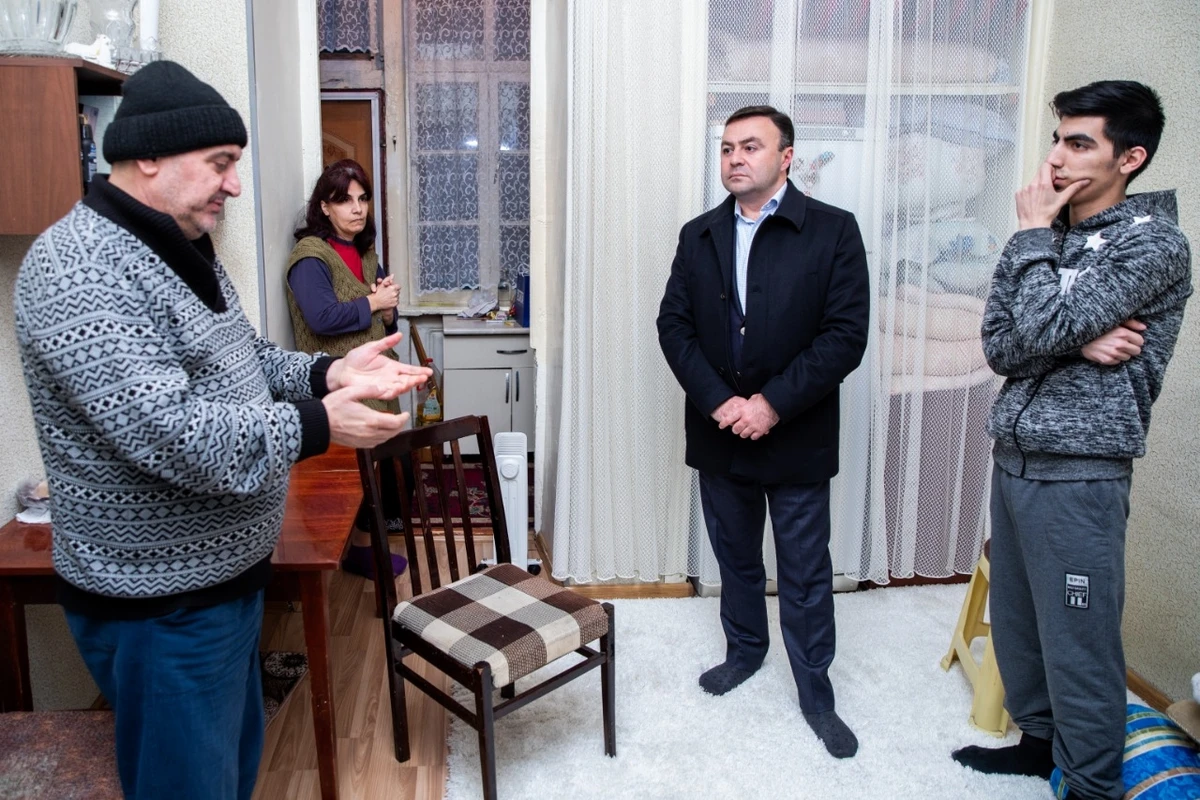 Elnur Allahverdiyev Qarabağ qazilərinin qonağı oldu - FOTO
