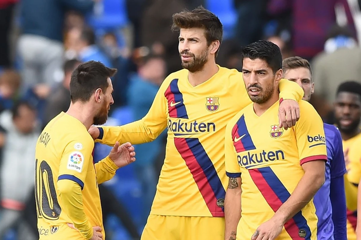 Messi və Pike məşqdə dalaşıblar