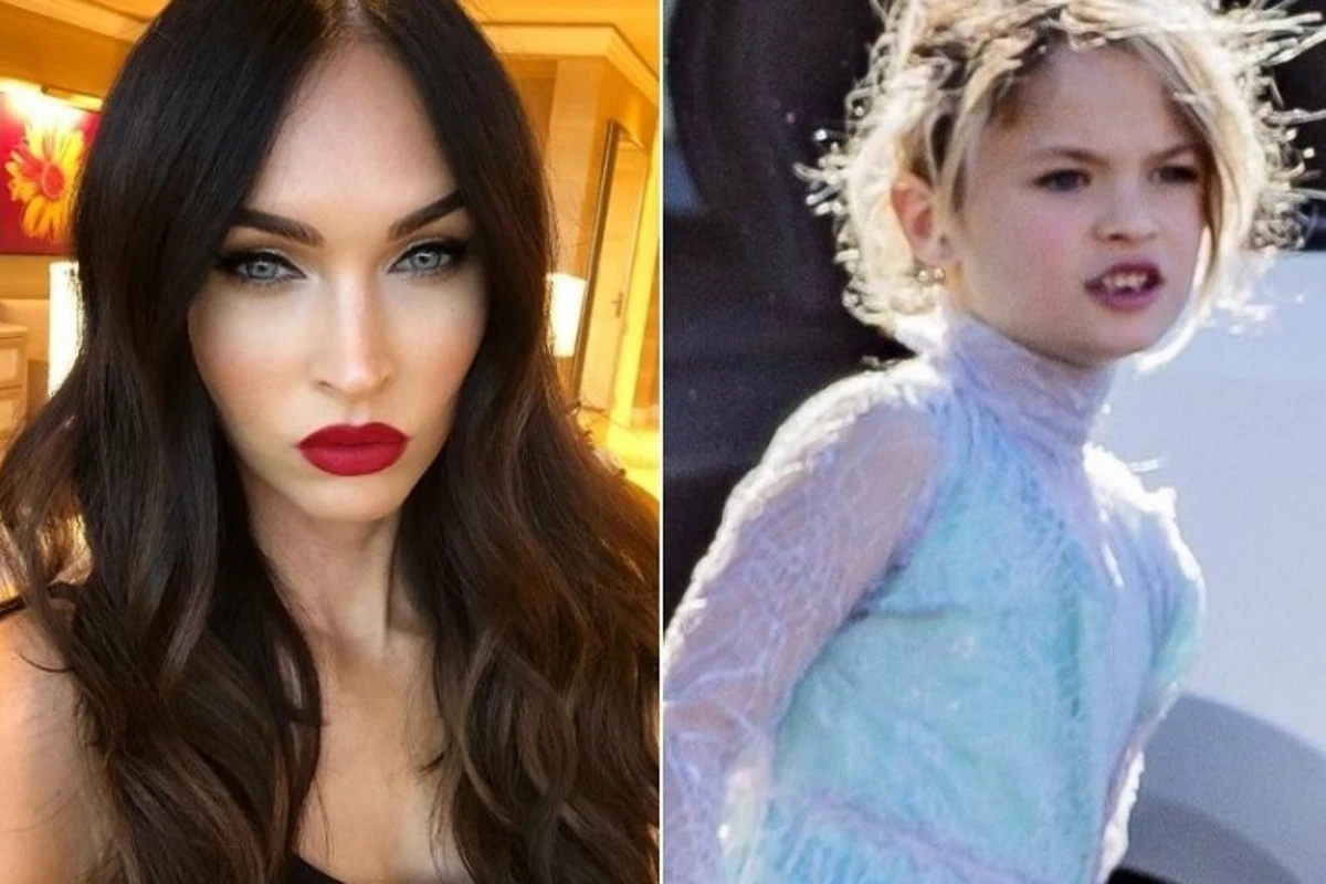 Девичье платье и сережки: Меган Фокс превратила 7-летнего сына в принцессу - ФОТО