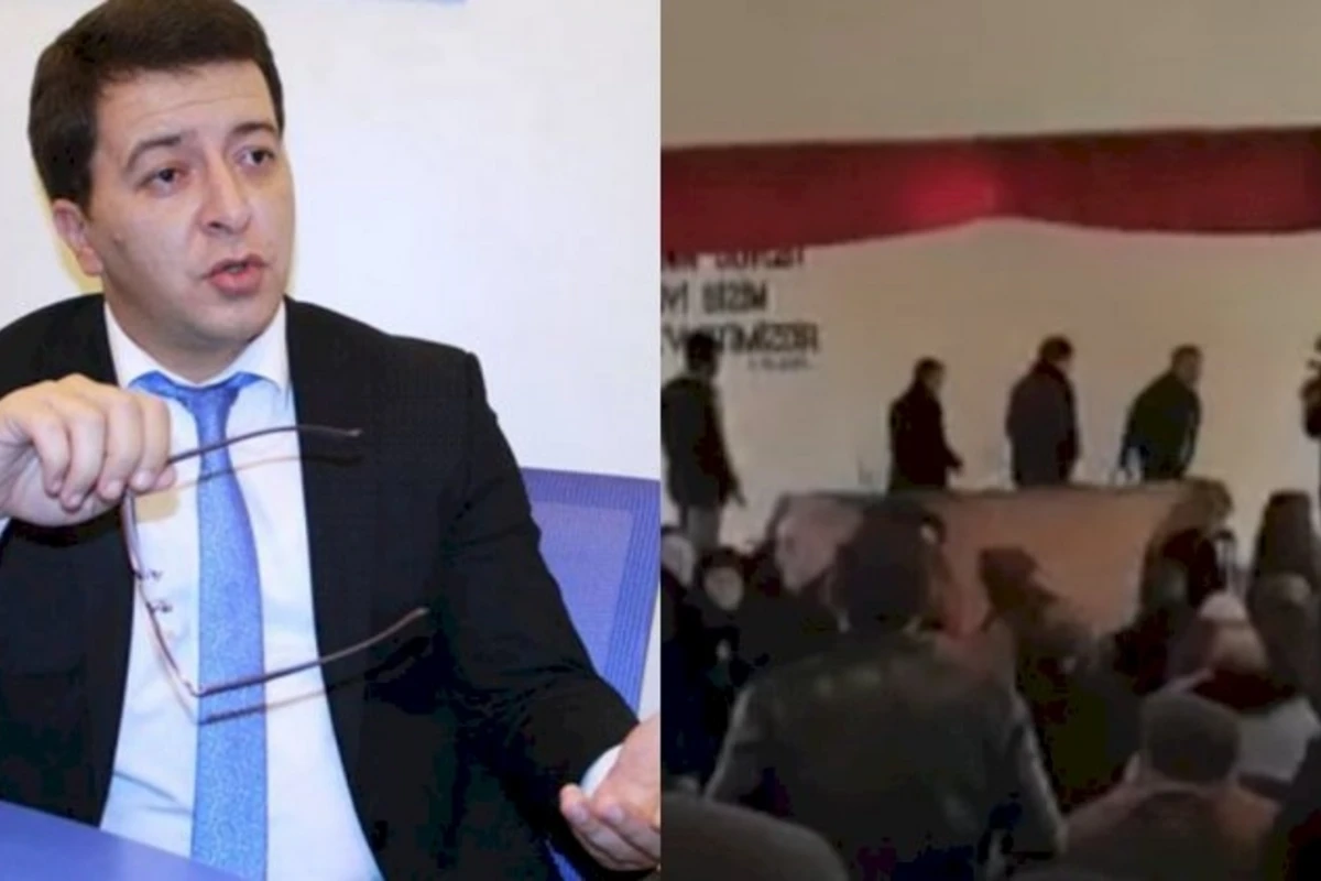 Elşən Musayev görüşü yarımçıq qoyub qaçdı, seçicilər fitə basdı - VİDEO Elşən Musayev görüşü yarımçıq qoyub qaçdı, seçicilər fitə basdı - VİDEO
