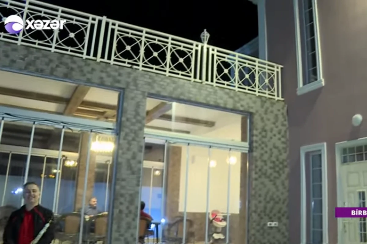 Əməkdar artistin dəbdəbəli bağ evi - VİDEO