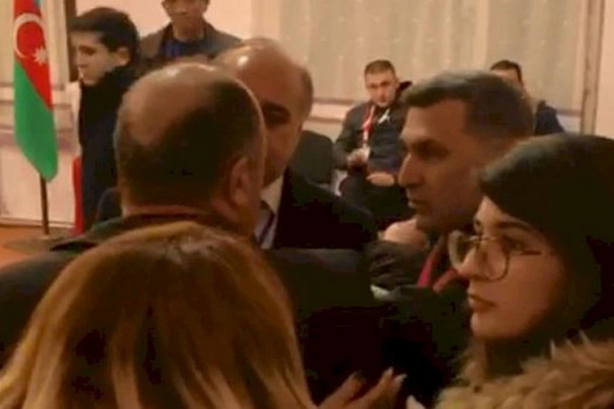 Keçmiş deputat seçki məntəqəsində dava saldı - VİDEO