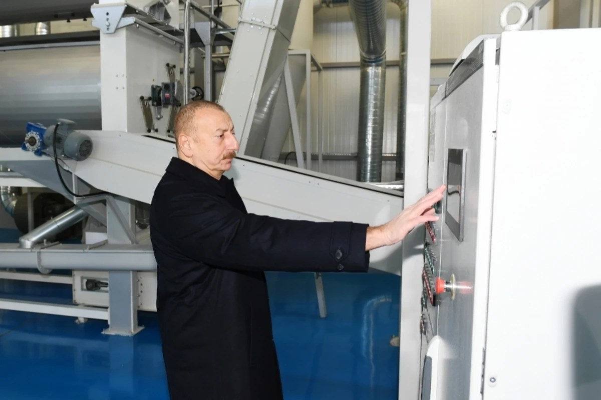 Kürdəmirdə “Qlobal Aqro” MMC-nin aqroparkının açılışı olub - FOTO