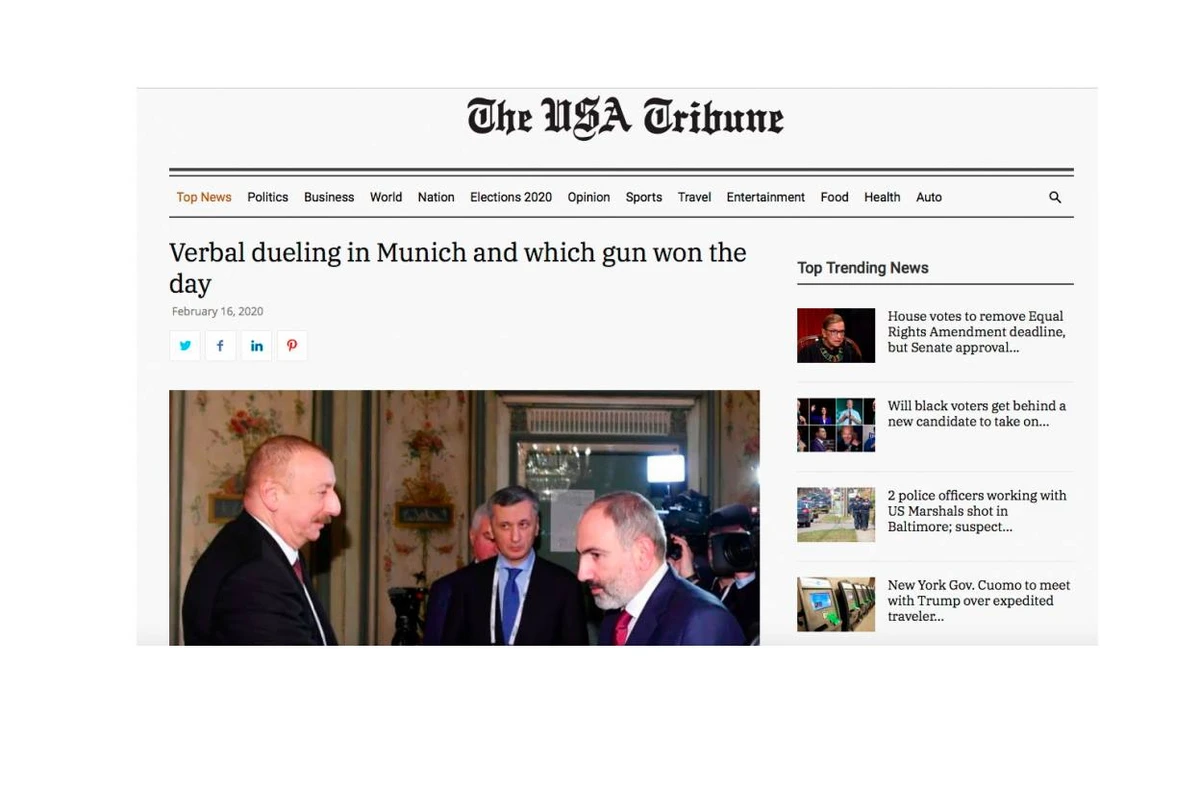 The USA Tribune: Словесный поединок в Мюнхене и какой револьвер выиграл его