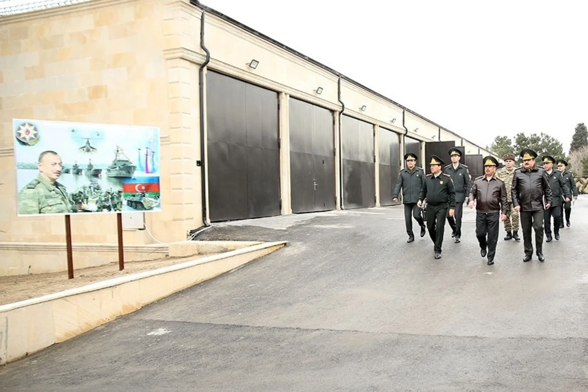 Müdafiə naziri hərbi təyinatlı obyektlərin açılışında iştirak edib - FOTO