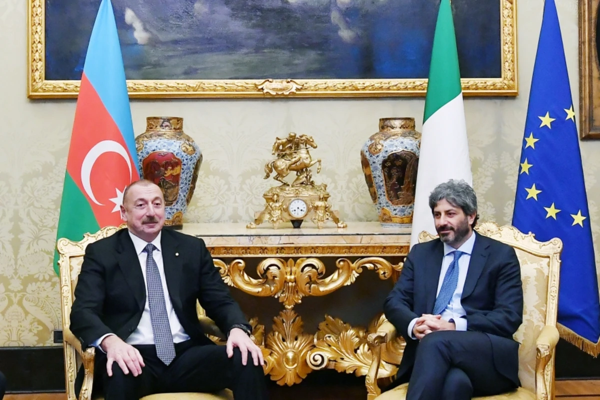 İlham Əliyev İtaliya Deputatlar Palatasının sədri ilə görüşüb - FOTO İlham Əliyev İtaliya Deputatlar Palatasının sədri ilə görüşüb - FOTO