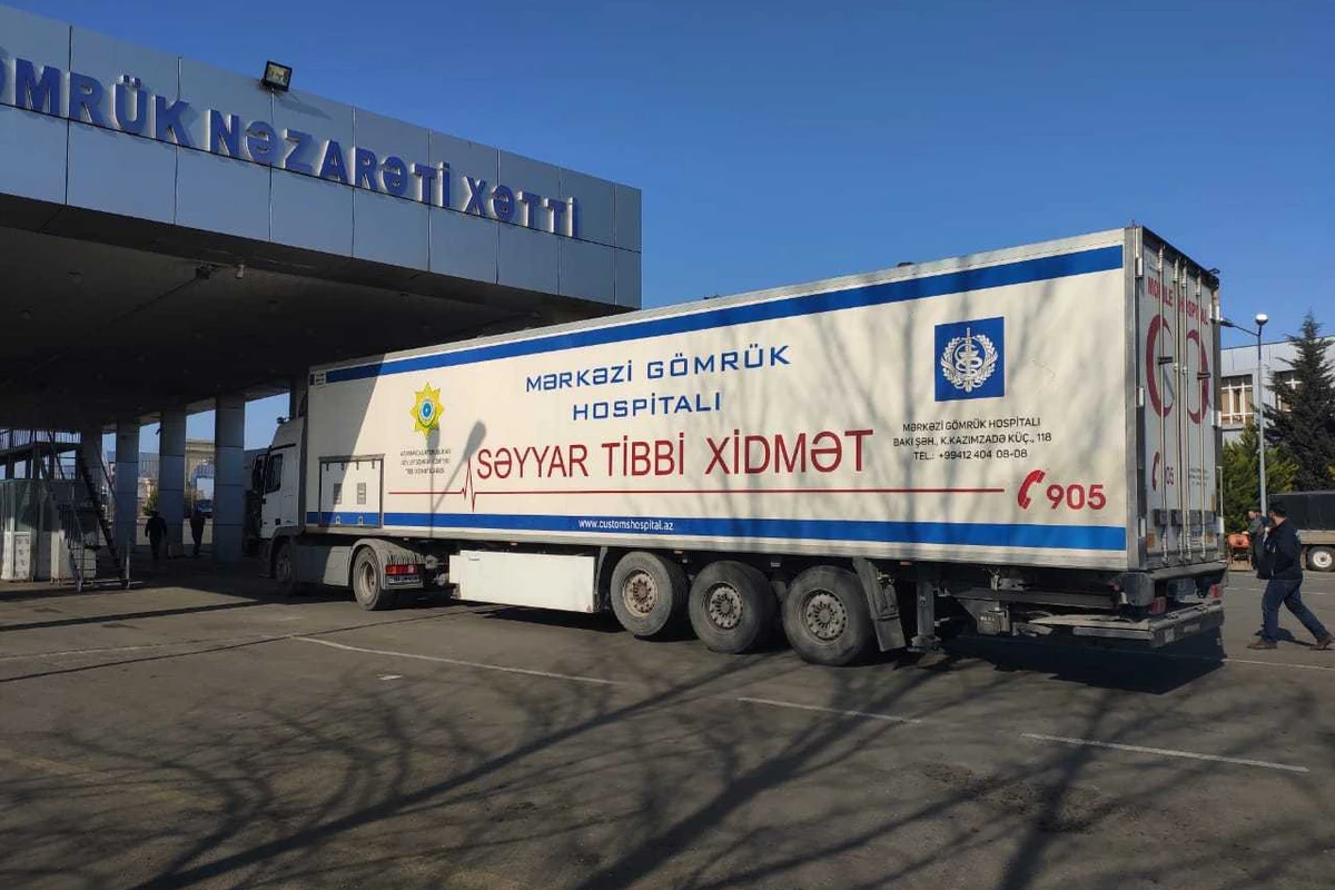 На Билясуварском посту действует выездной госпиталь
