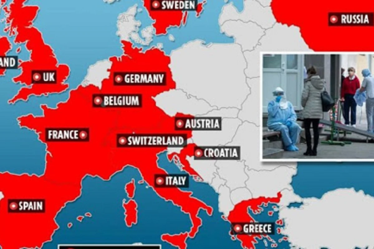 Daha bir Avropa ölkəsində koronavirus aşkarlandı Daha bir Avropa ölkəsində koronavirus aşkarlandı
